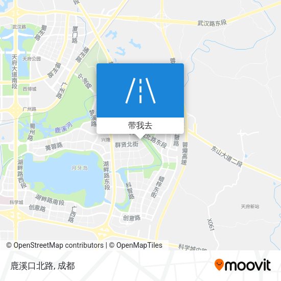 鹿溪口北路地图