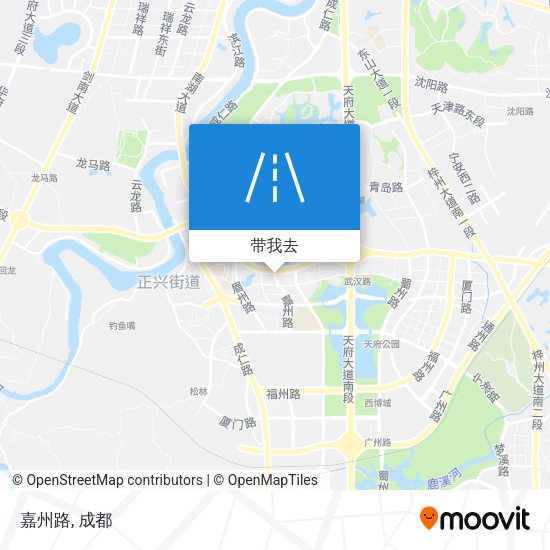 嘉州路地图