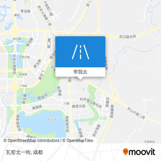 瓦窑北一街地图