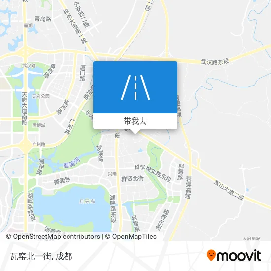 瓦窑北一街地图