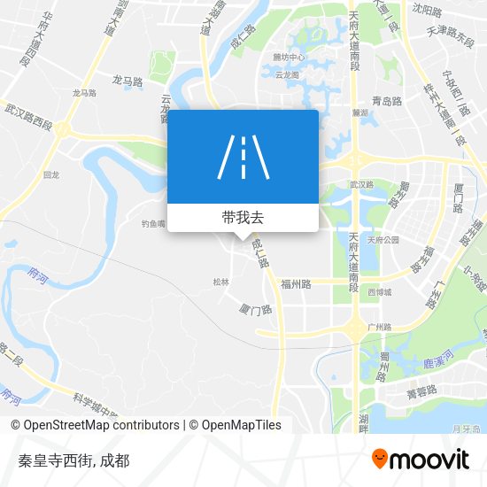 秦皇寺西街地图