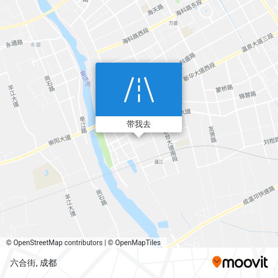 六合街地图