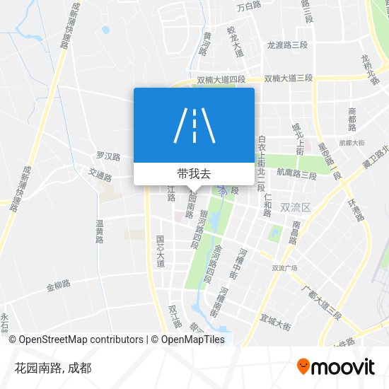 花园南路地图