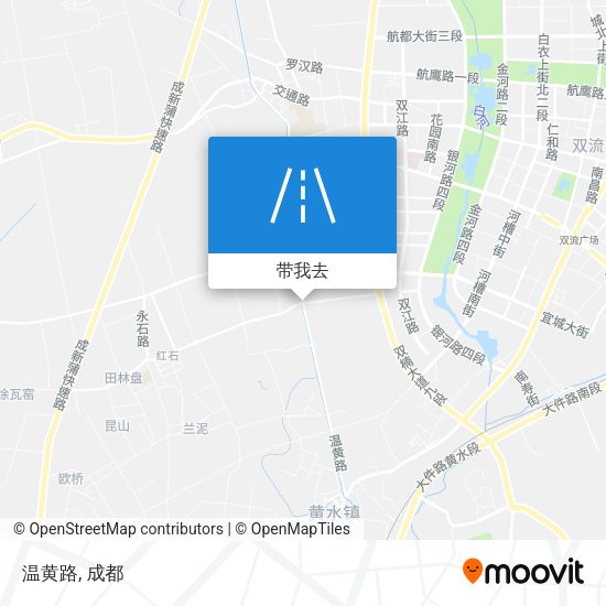 温黄路地图