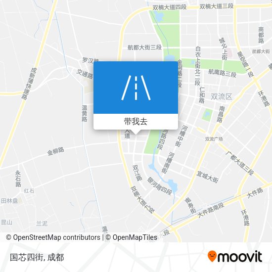 国芯四街地图