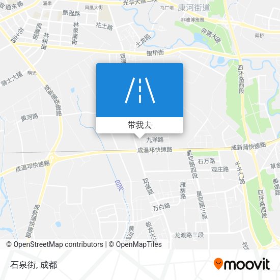 石泉街地图