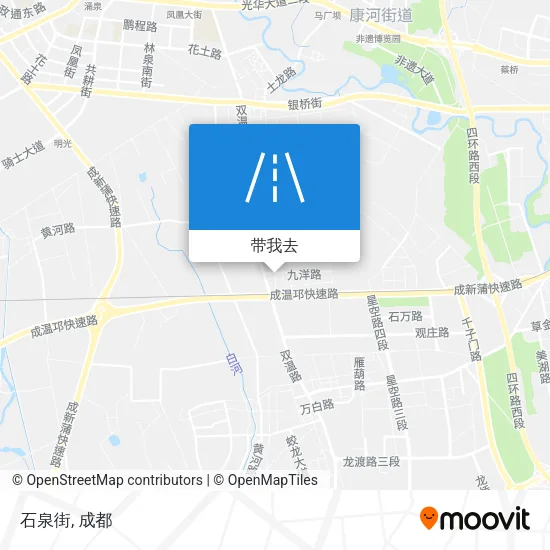 石泉街地图