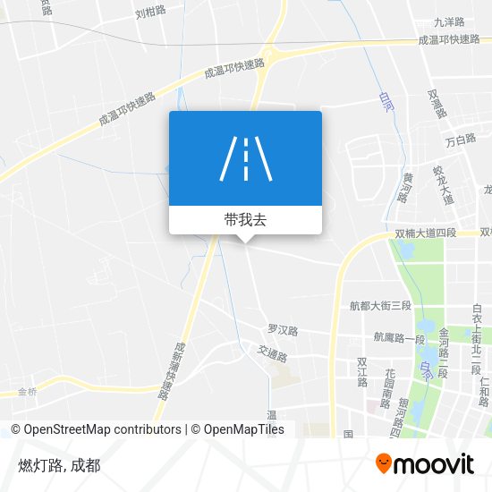 燃灯路地图