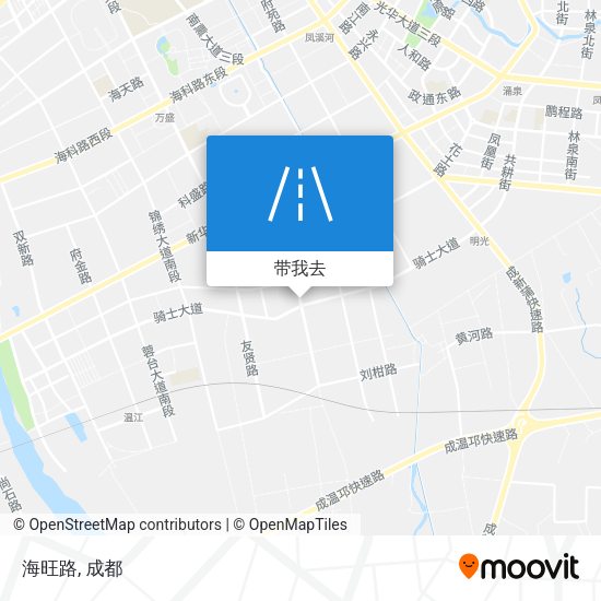 海旺路地图