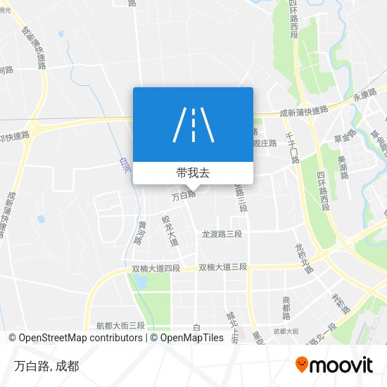 万白路地图