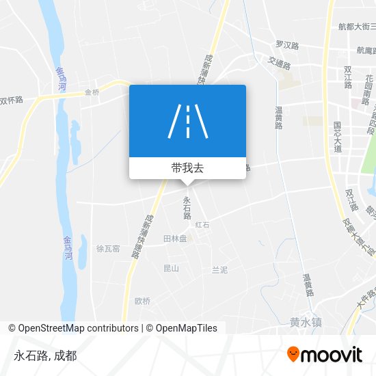 永石路地图