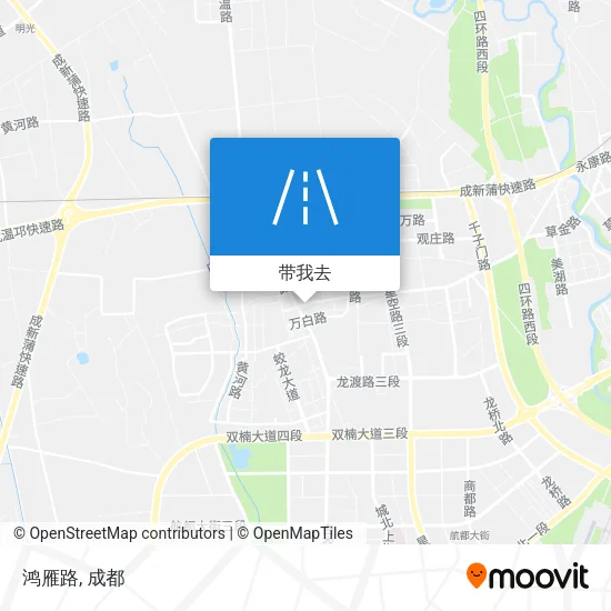 鸿雁路地图