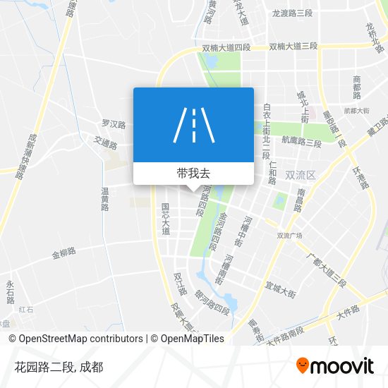 花园路二段地图