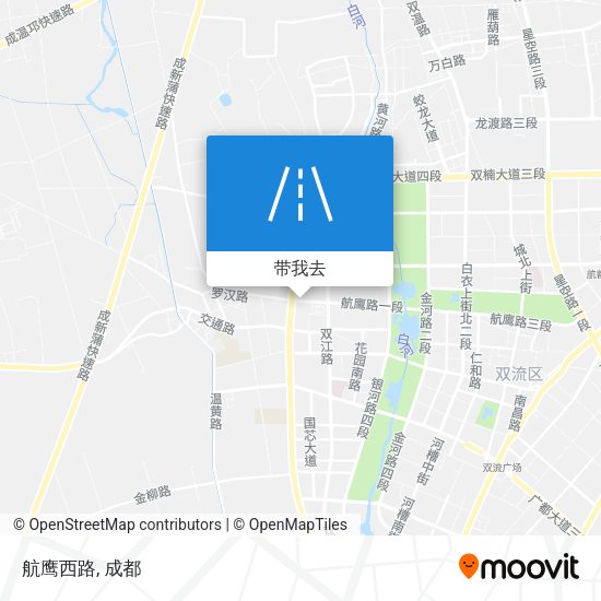 航鹰西路地图