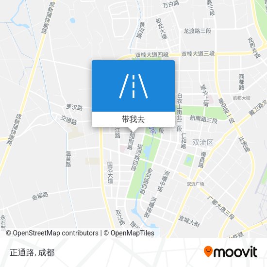 正通路地图