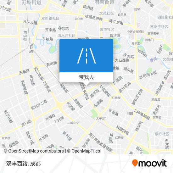 双丰西路地图