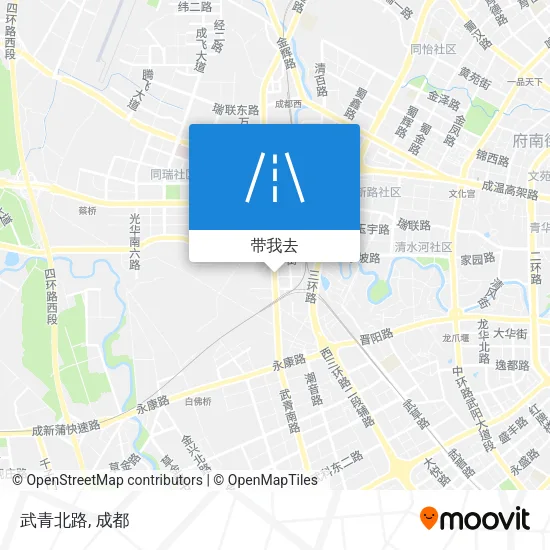 武青北路地图