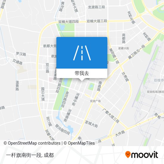 一杆旗南街一段地图