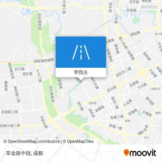 草金路中段地图
