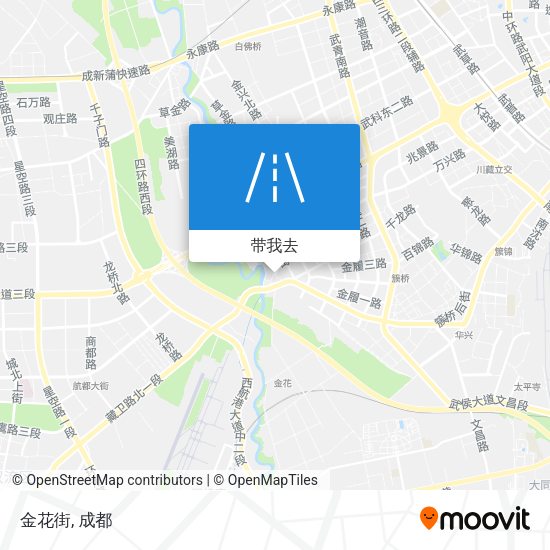 金花街地图