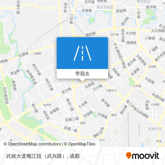 武侯大道顺江段（武兴路）地图