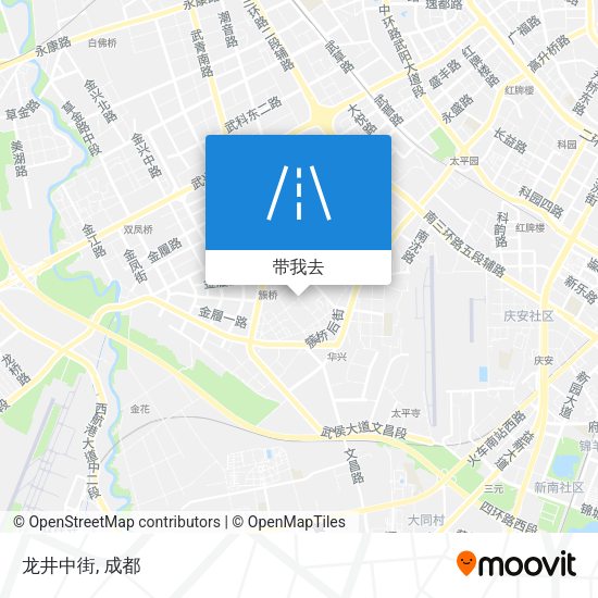龙井中街地图