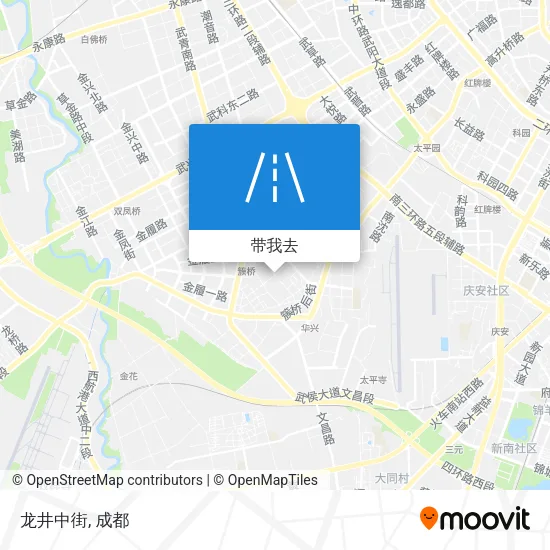 龙井中街地图