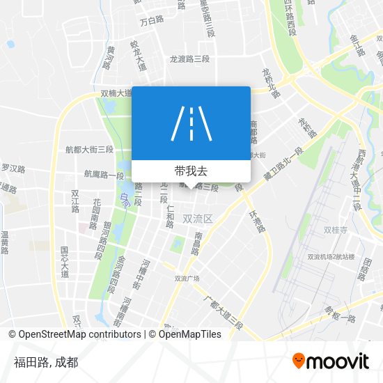 福田路地图