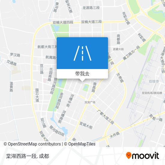 棠湖西路一段地图