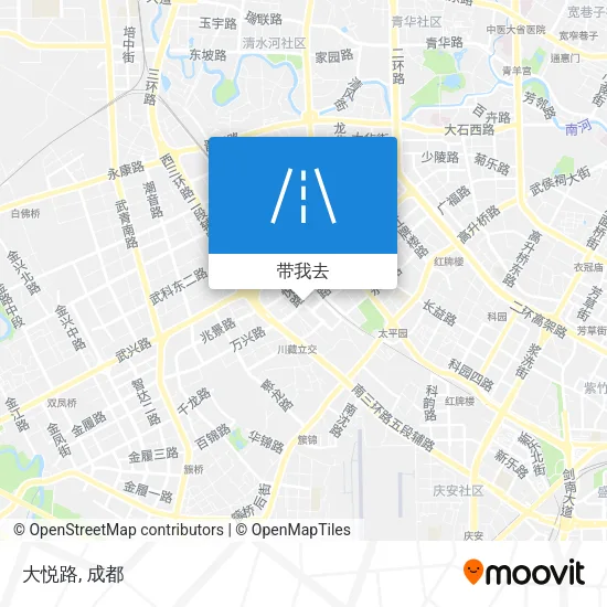 大悦路地图