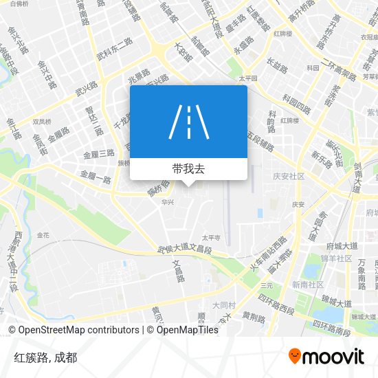 红簇路地图