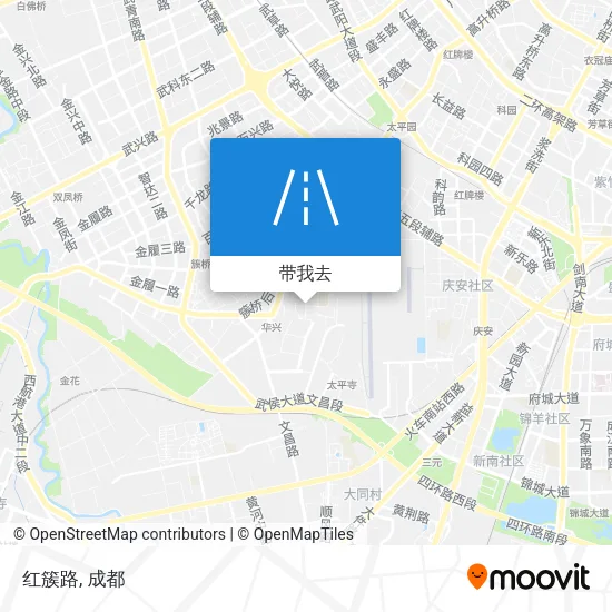红簇路地图