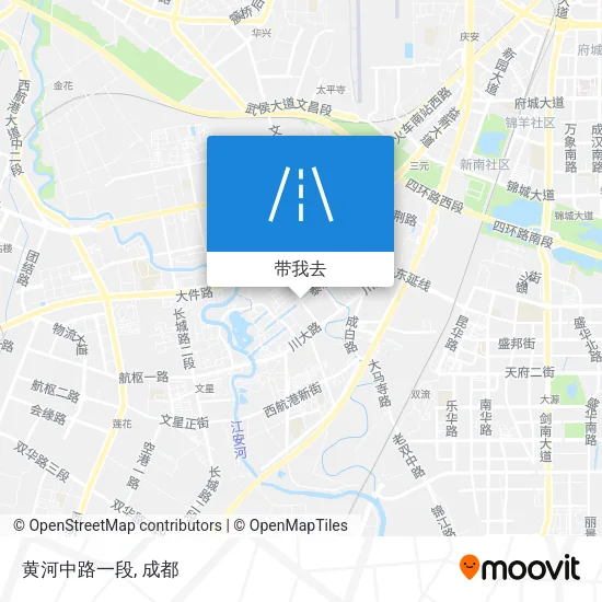 黄河中路一段地图