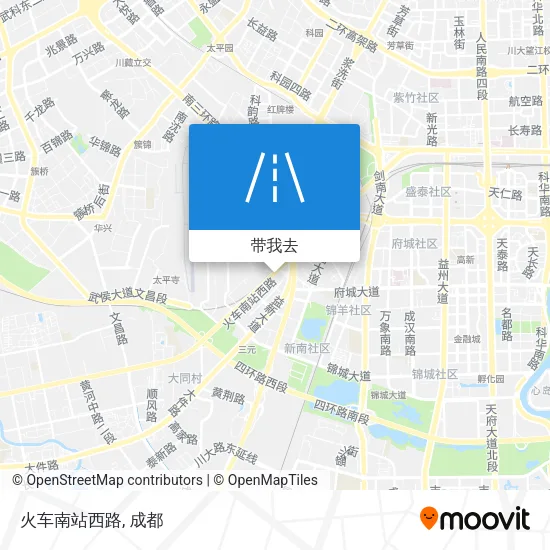 火车南站西路地图