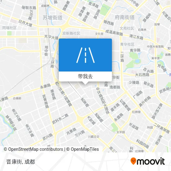 晋康街地图