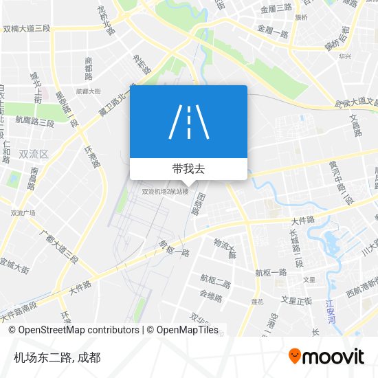 机场东二路地图