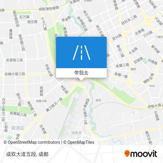 成双大道五段地图