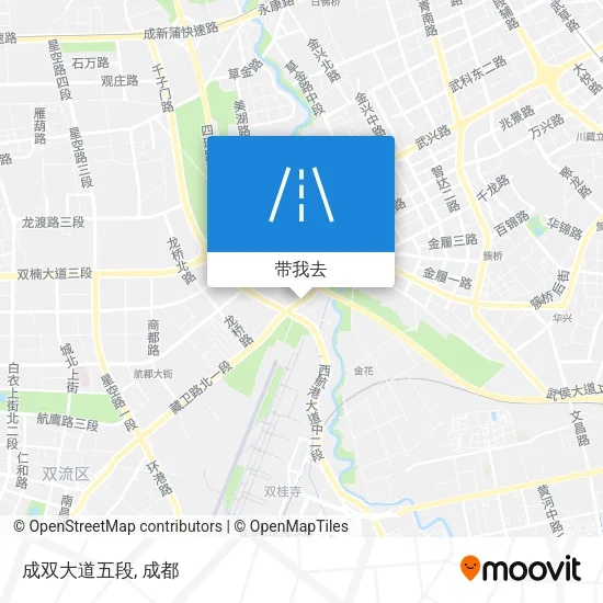 成双大道五段地图