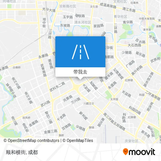 顺和横街地图