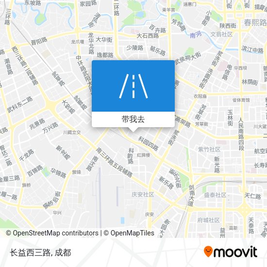 长益西三路地图