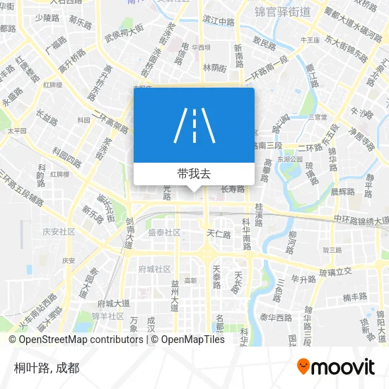 桐叶路地图