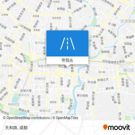 天和路地图