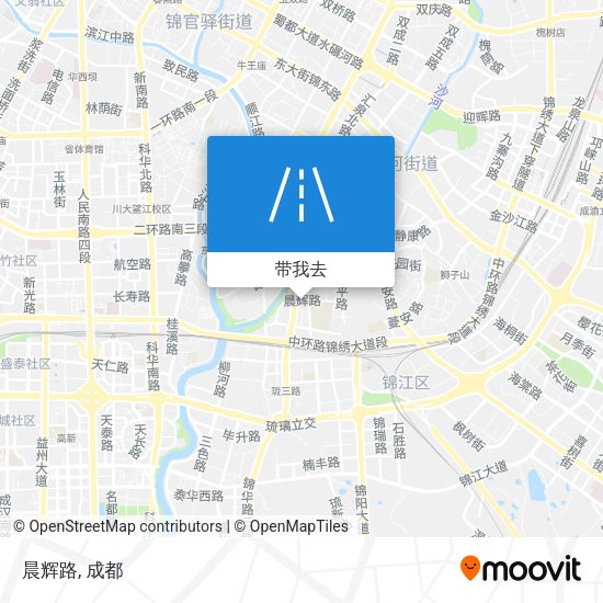 晨辉路地图