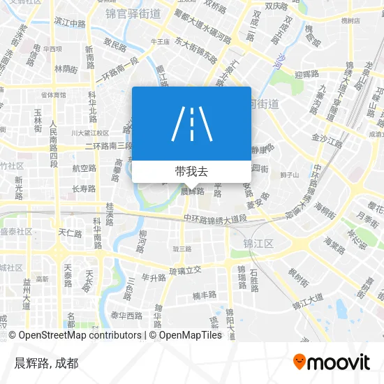 晨辉路地图