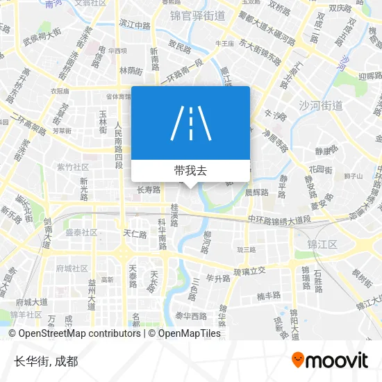 长华街地图