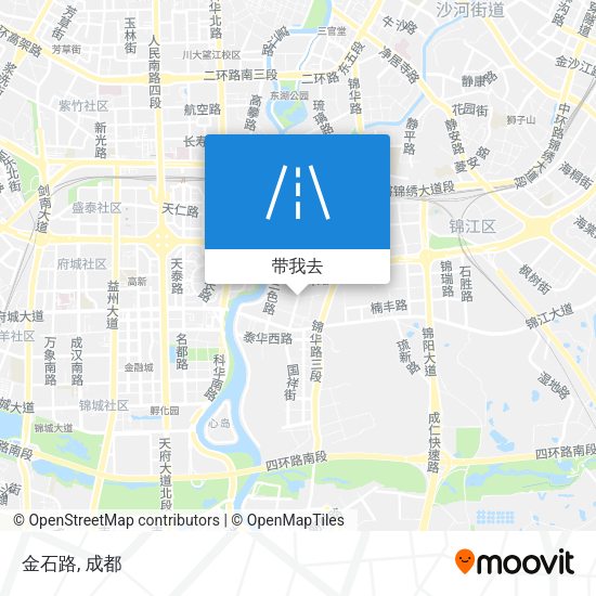 金石路地图