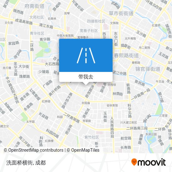 洗面桥横街地图