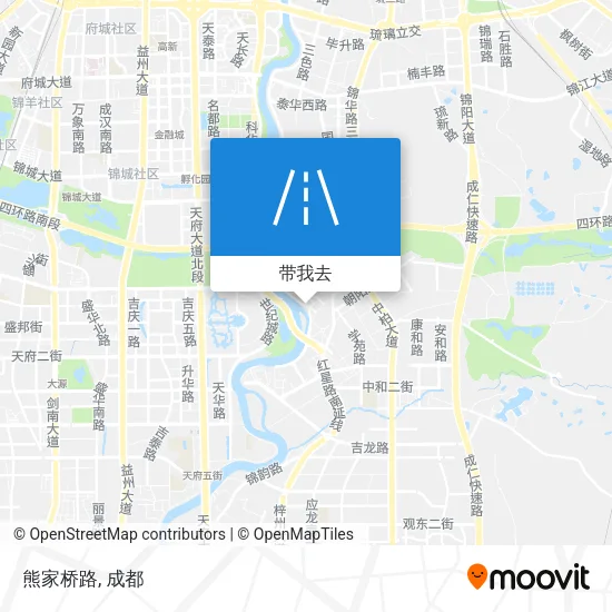 熊家桥路地图