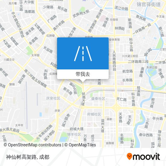 神仙树高架路地图