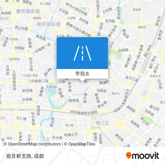 观音桥支路地图